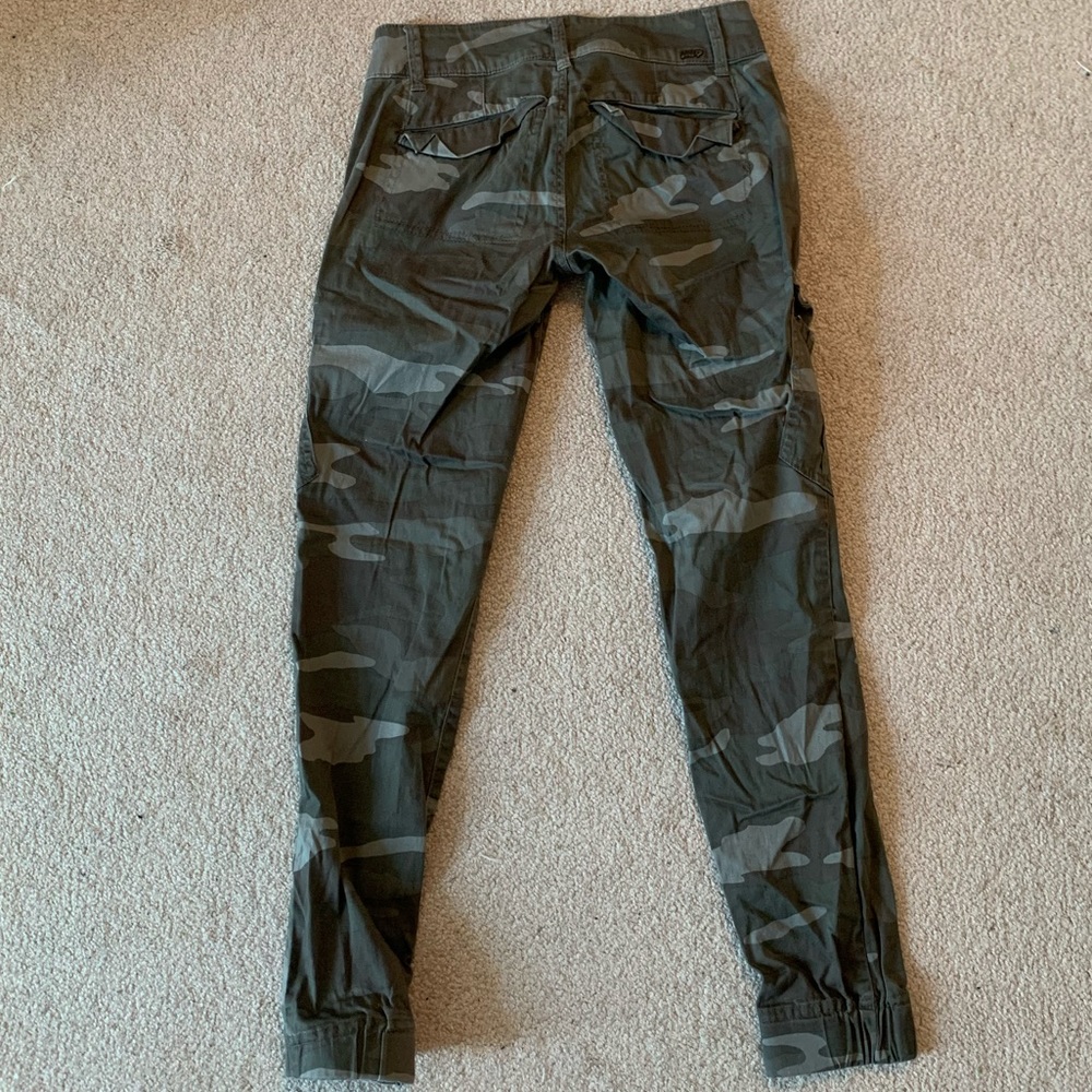 Camo print cargo pants